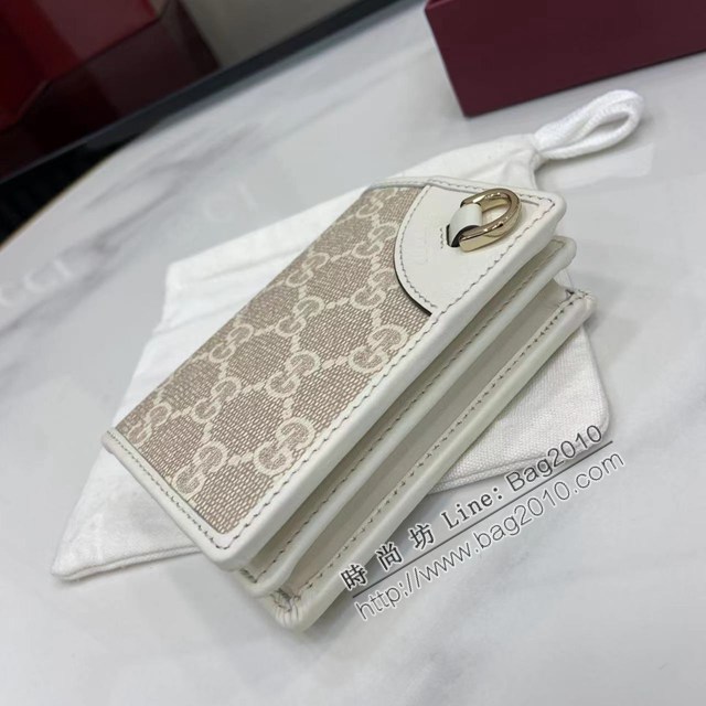 Gucci專櫃古馳最新款短夾錢包翻蓋短錢夾 jh2772型號：820692